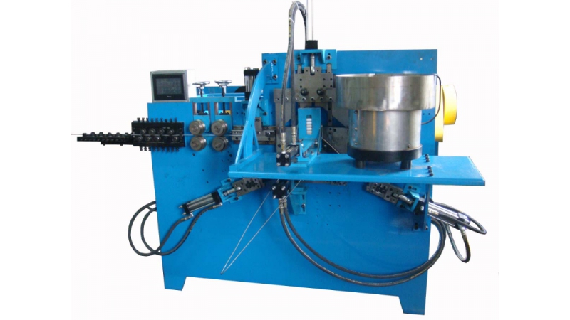 Bucket Handle Bending Machine with Gripper Feeding