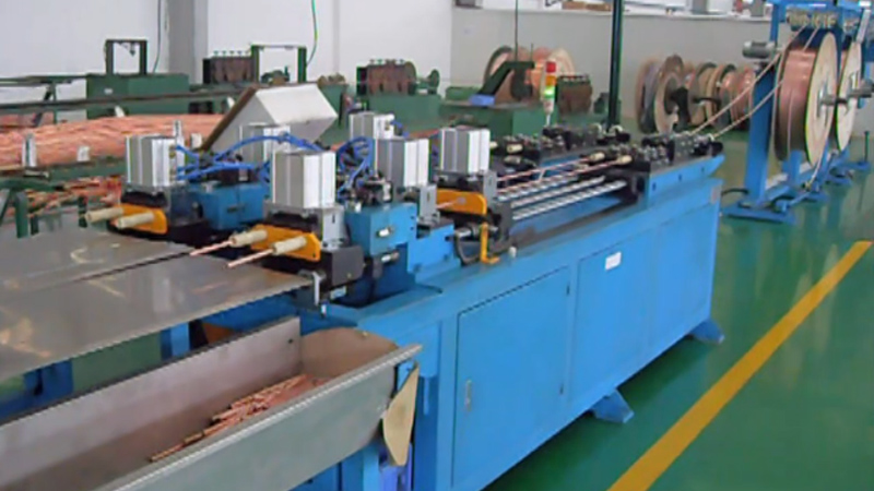 Copper Tube Straightening & Cutting Machine