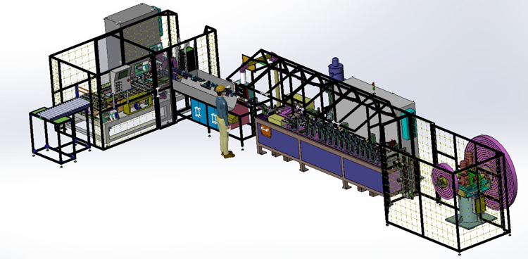Radiator Folded B Type Tube Mill